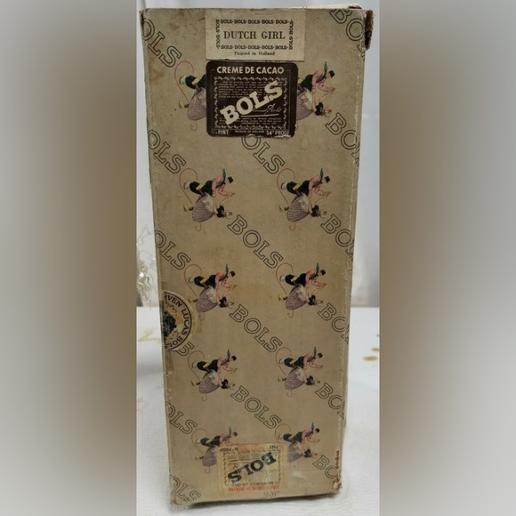 OLD HOLLAND NETHERLANDS WHISKEY DECANTER LADY HAND PAINTED W/ LIQUOR TAX STAMP - Picture 15 of 15